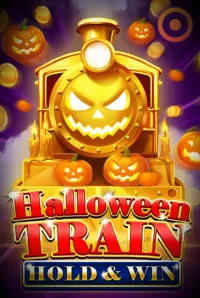 halloween train hold win slot logo